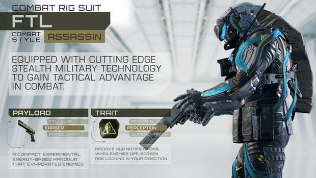 call of duty infinite warfare siniflar karakterler