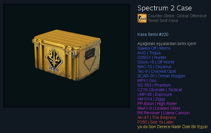 cs go spectrum 2 kasasi incelemesi detaylari