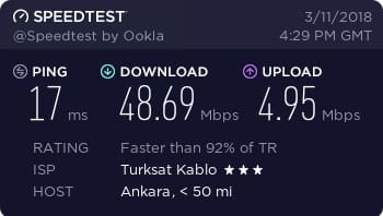 internet hiz olcumu yapan siteler