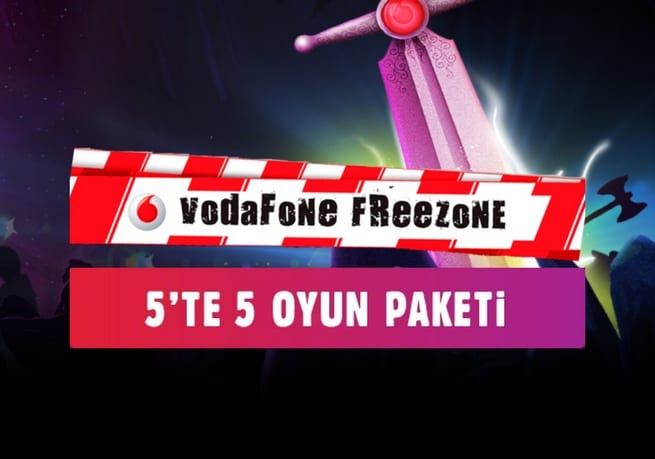 Vodafone Freezone 5’te 5 Paketleri Detayları